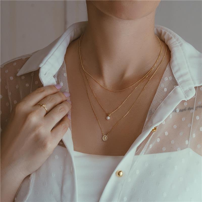 ANEL DELICADO 'FÉ' COM PEDRA DE ZIRCÔNIA FOLHEADO A OURO