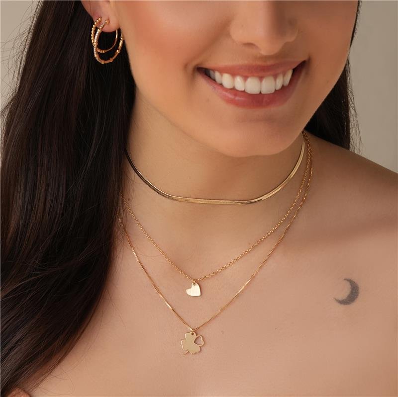 Brinco Meia Argola Com Bolinhas Zircônias Folheado A Ouro