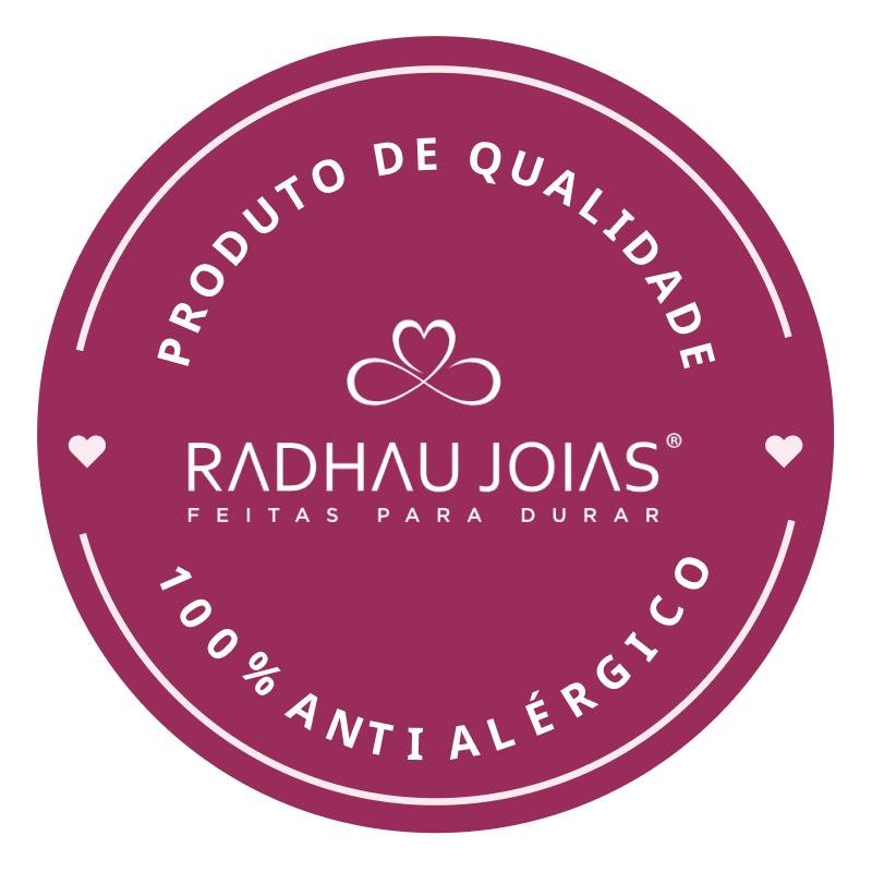 BRINCO CLICK MEDIO COM PEDRAS DE ZIRCONIAS MULTICOLOR E DETALHES DE RHÓDIO NEGRO FOLEHADO A OURO