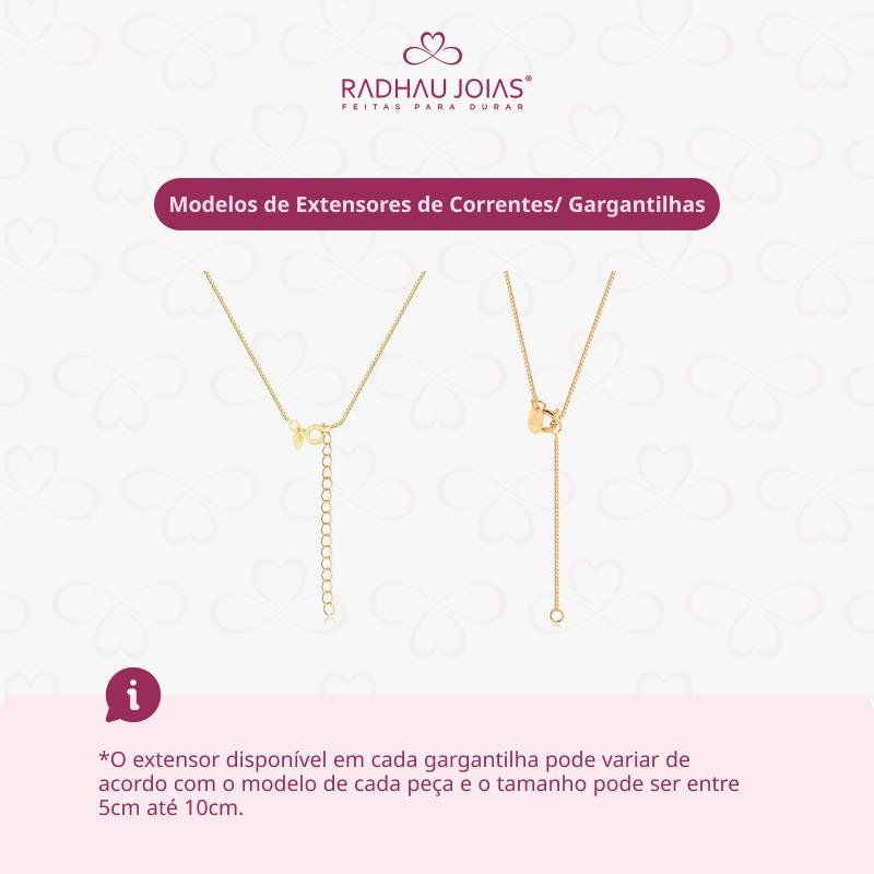GARGANTILHA GOTA COM MADREPÉROLA E DETALHES EM RHÓDIO FOLHEADA A OURO